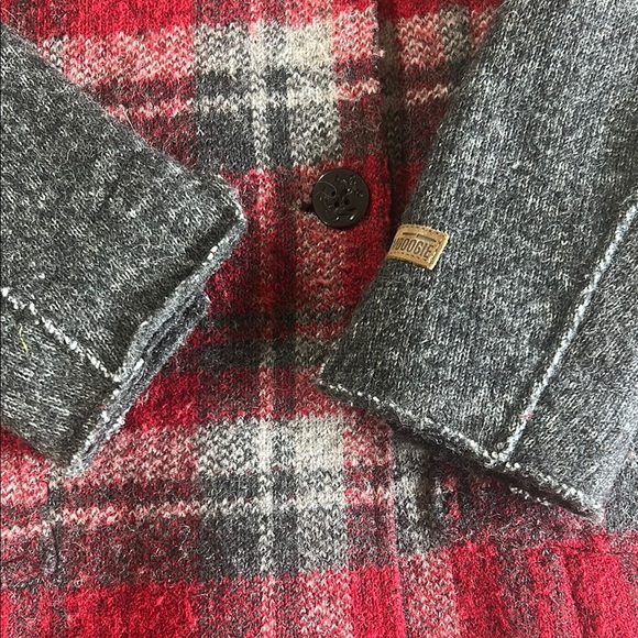 Bomboogie Italian Black wool Pea Coat size 2 - Picture 2 of 15